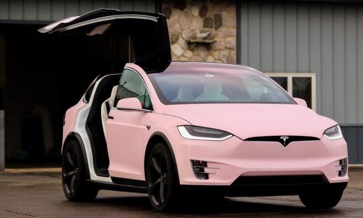Custom-designed pink Tesla is making waves in 2024!